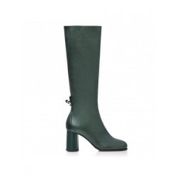 Cizme piele naturala Taisa Verde - sau Orice Culoare